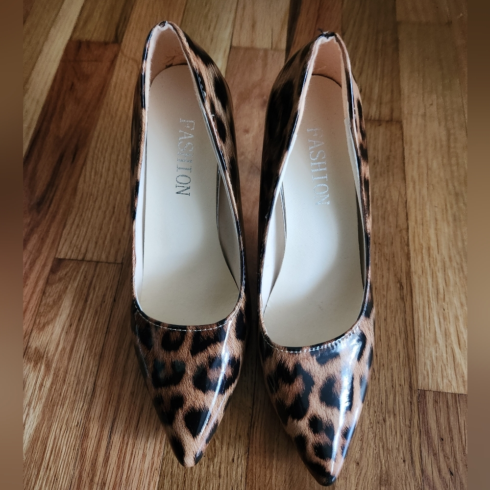 Women's Elegant Leopard Print Heel